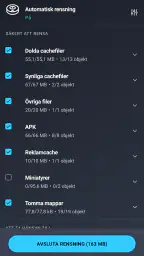 AVG Cleaner – lagringsrensare screenshot
