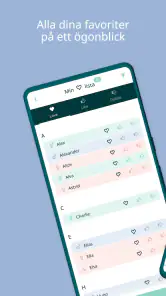 Babynamn 2025 screenshot