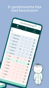Babynamn 2025 screenshot