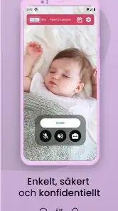 Babyövervaka Saby. 3G Babycam screenshot