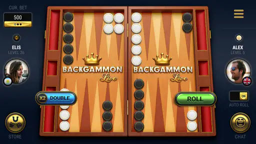 Backgammon Live: brädspel screenshot