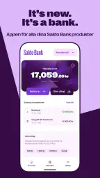 Banktjänster i Saldo-appen screenshot