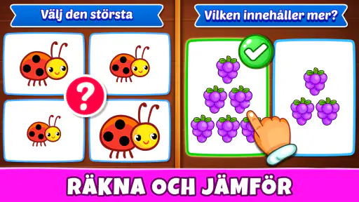 Barnspel: matematik och pussel screenshot