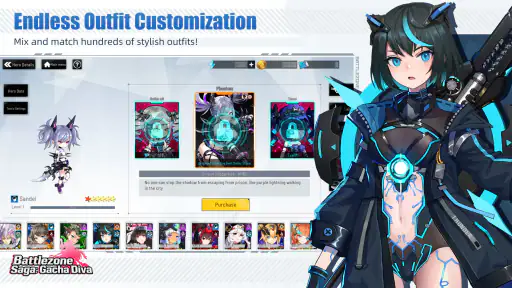 Battlezone Saga: Gacha Diva screenshot