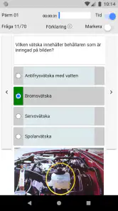 A,B,C,D,taxi & taxiåkeri teori screenshot