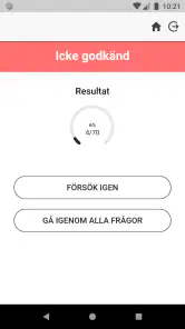 A,B,C,D,taxi & taxiåkeri teori screenshot