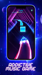 Beat Rush: Cyber Neon Rhythm screenshot