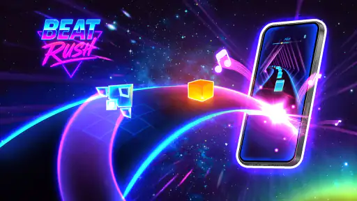 Beat Rush: Cyber Neon Rhythm screenshot