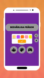 Besvärliga frågor screenshot