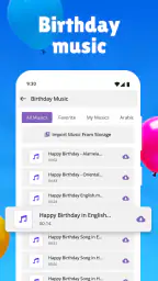 Birthday Video Maker screenshot