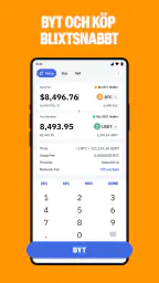 Bitcoin & Krypto DeFi plånbo screenshot