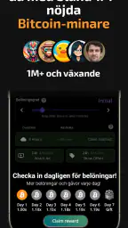 Bitcoinbrytning (Kryptominer) screenshot