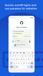 Bitwarden lösenordshanterare screenshot