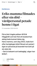 Blekinge Läns Tidning screenshot