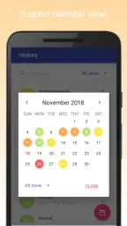 Blodtryck dagbok screenshot