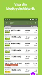 Blodtrycksspåraren screenshot