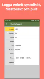 Blodtrycksspåraren screenshot