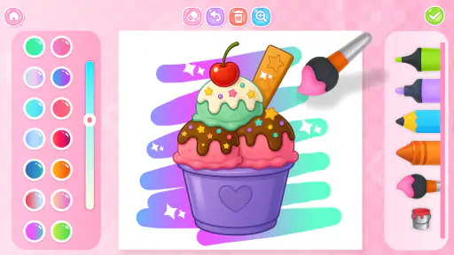 Boba Tea Coloring Games Kids screenshot
