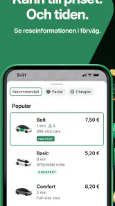 Bolt: Snabba, prisvärda resor screenshot