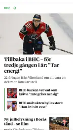 Borås Tidning screenshot