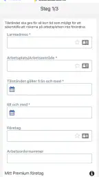 Brandfarliga arbeten screenshot
