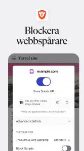Brave: Webbläsare och Sökmotor screenshot