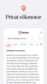 Brave: Webbläsare och Sökmotor screenshot