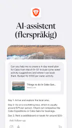 Brave: Webbläsare och Sökmotor screenshot