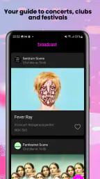 Broadcast Events screenshot
