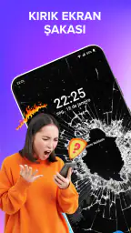 Broken Screen: Magic Wallpaper screenshot