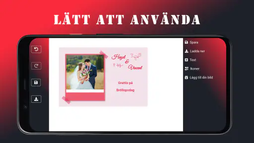 Bröllopsinbjudan screenshot