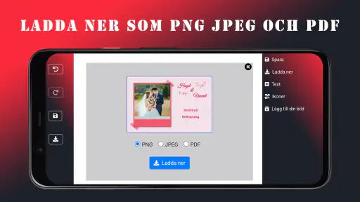 Bröllopsinbjudan screenshot