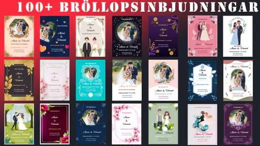 Bröllopsinbjudan screenshot