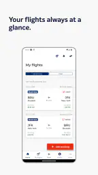 Brussels Airlines screenshot