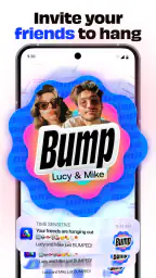 Bump - karta för vänner screenshot