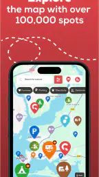 CaraMaps - Motorhome campsite screenshot