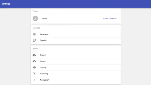Cboard AAC screenshot