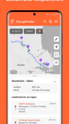 ChargeFinder: Ladda din elbil screenshot
