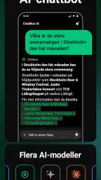 ChatBox – AI-chatt på svenska screenshot