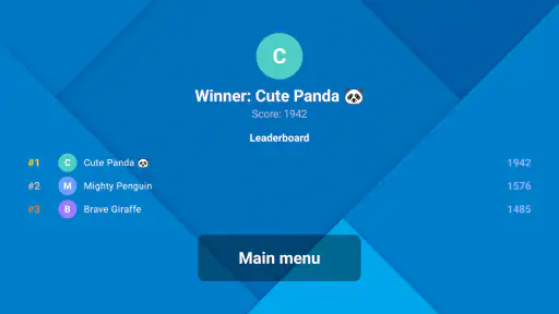 Couch Trivia Quiz party game screenshot