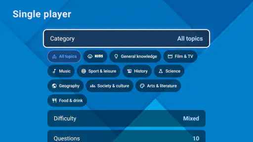 Couch Trivia Quiz party game screenshot