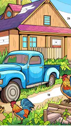 Country Farm Coloring Book screenshot