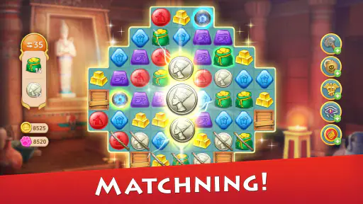 Cradle of Empires Match-3 Game screenshot