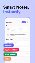 CraftNote – AI Note Taker screenshot