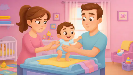 Crazy Mommy vs Daddy Caring screenshot