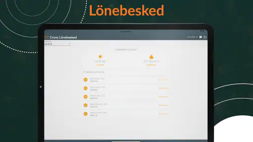 Crona Lönebesked screenshot