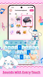 Cute Keyboard: Kawaii & Emoji screenshot