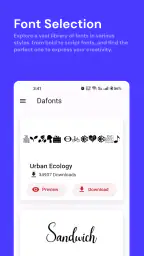 DaFont - Fonts Installer screenshot