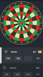 DARTS Scoreboard 2026 screenshot