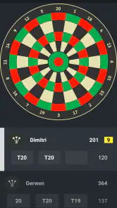 DARTS Scoreboard 2026 screenshot